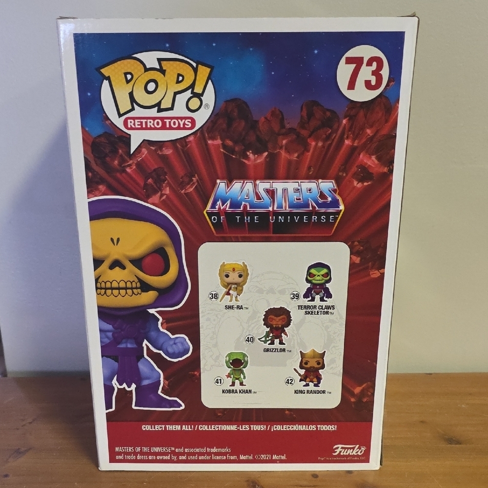 Funko Pop! Retro Toys Skeletor Figure - Purple, Yellow, Red - Picture 3 of 6